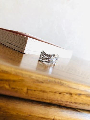 925 Silver Stellar Spark Ring